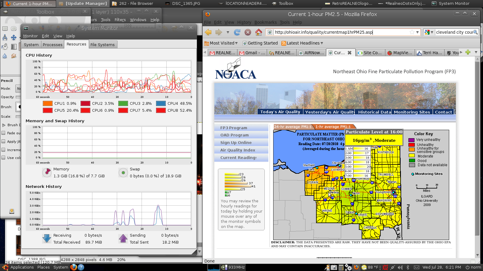 NOACA EPA Air Quality Monitoring for Medina, Ohio - BROKEN