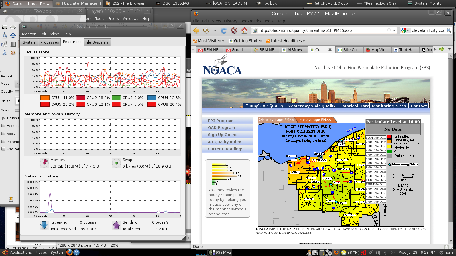NOACA EPA Air Quality Monitoring for Painesville, Ohio - BROKEN