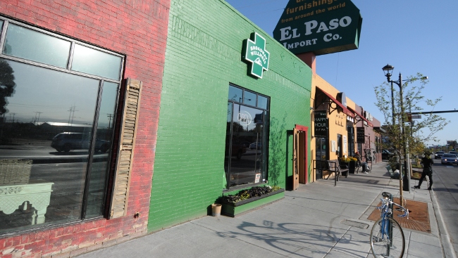 Broadway Wellness Medical Marijuana dispensary in South Denver, Colorado, September 2010