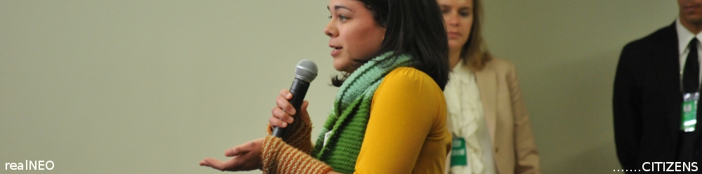 Environmental Justice leader/victim speaking to panel at First White House Forum on Environmental Justice