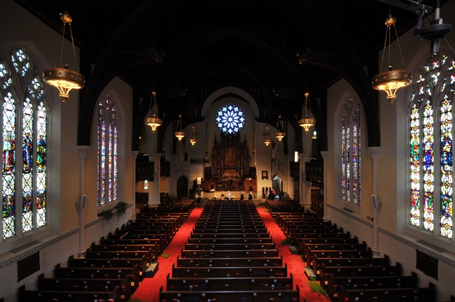 The Church of the Covenant, Balcony View, Cleveland, Ohio - Easter 2010