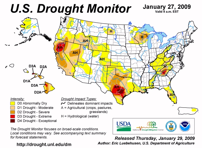 Current US Drought