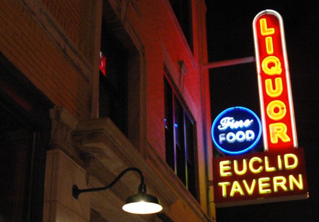 Euclid Tavern neon sign