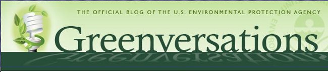 Header fo EPA Greenversations Blog