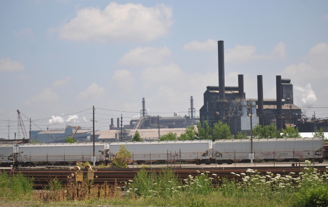 Mittal and other pollutions point sources in the Cleveland Flats