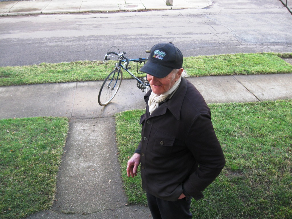 Mike with my bike