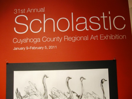 Mariel McGuinness Ostriches Drawing Chagrin Falls HS Instructor David King