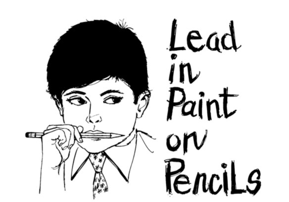 Lead poisoning from pencil paint