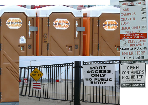 always room for cash parking at browns games on cleveland cuyahoga port property