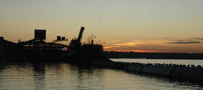 Port at Whiskey Island, Cleveland Ohio