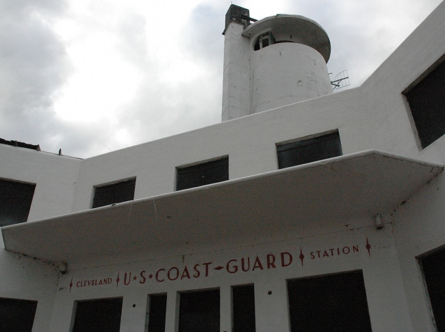 Front signage for Cleveland Coast Guard Station