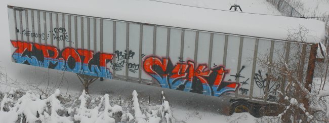 Cleveland Flats Trailor Graffiti