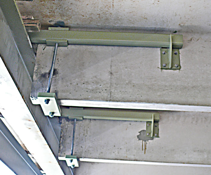 double t beam prestressed precast end support repair