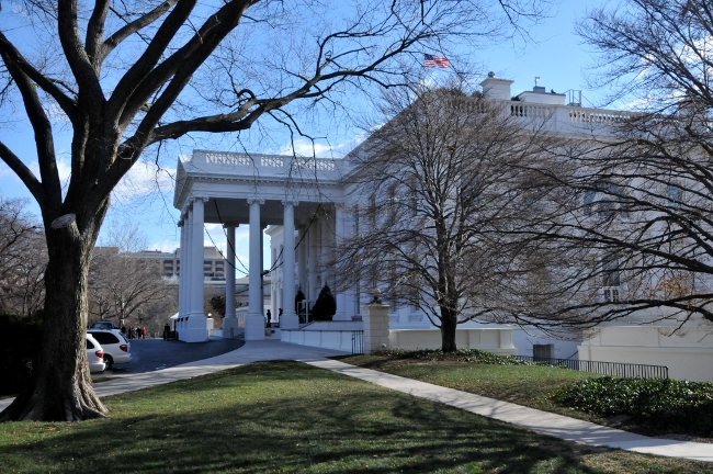 White House North West gate view