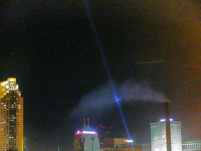 cleveland thermal coal fired steam plant 11.14.09 night emissions image jeff buster