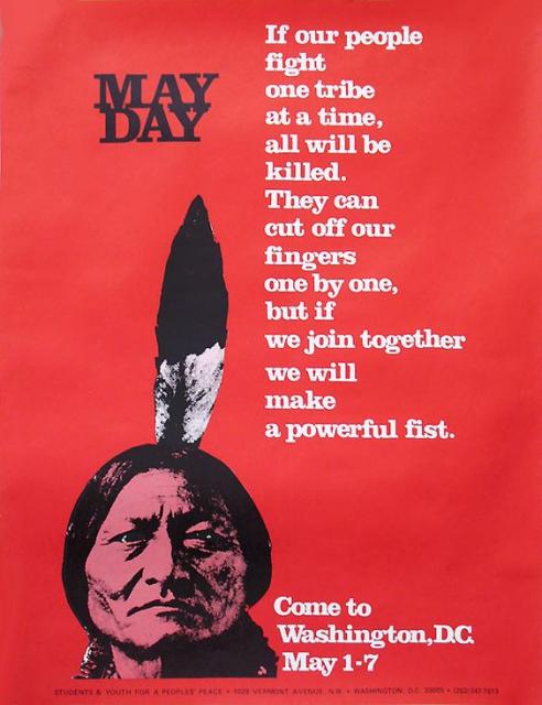 May Day Tribe poster May 1 1971
