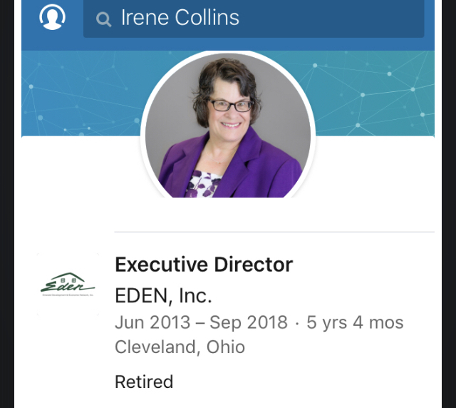 Leona Helmsley Collins has......"retired" from TAX FRAUD EDEN