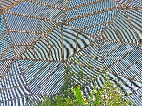 gunther memorial geodesic lathe green house university california riverside monterey domes