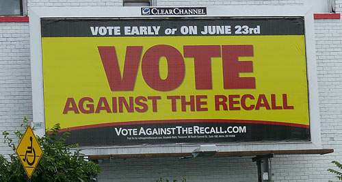 akron mayor recall vote ohio