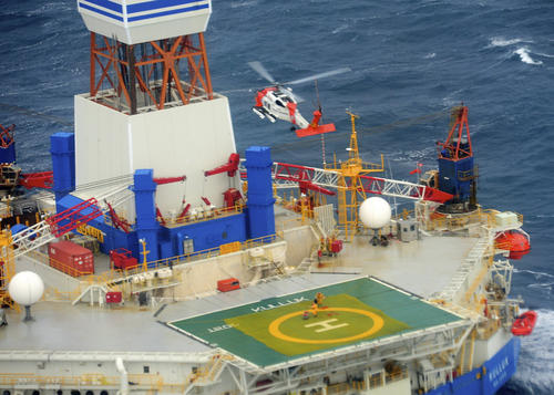 kulluk helipad coast guard image  lift winch 18 persons