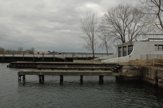 Historic Cleveland US Coast Guard Station pier - Milton Dyer