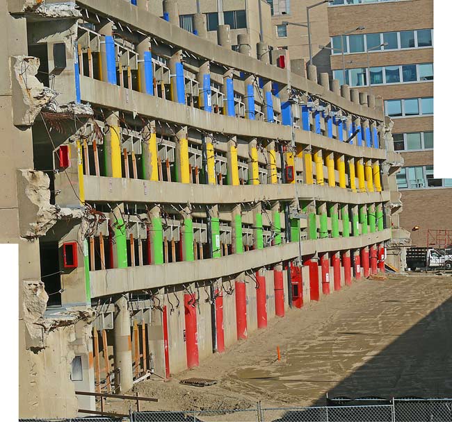 Cleveland Clinic Ohio parking structure under rehab image 10.19.09 jeff buster