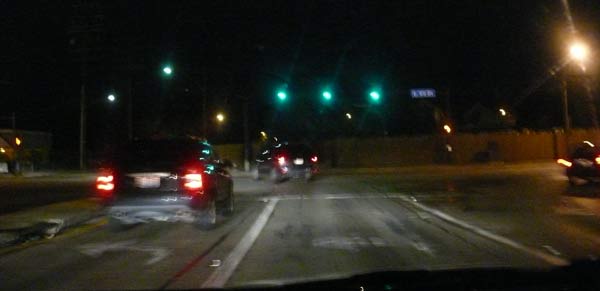 east 55 and I490 exit at night cleveland ohio