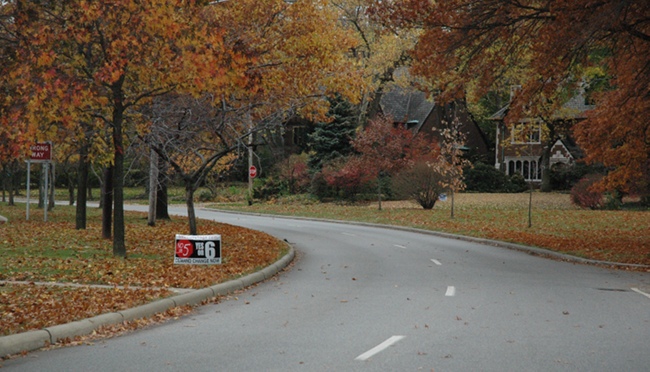 Illegal Issue 6 sign in Cleveland Heights