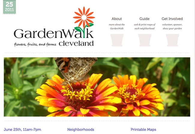 Garden walk cleveland june 25