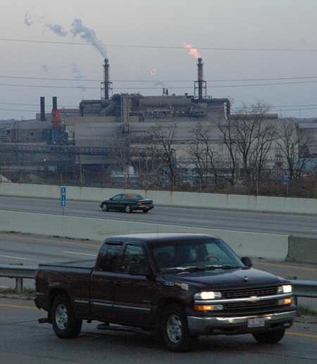 Guaranteed Brain Damage - pollution from steel production at Mittal Cleveland Works combined with pollution from cars and trucks on I-490, which is proposed to be the Opportunity Corridor, contaminate surrounding neighborhoods like Tremont and Slavic Village with toxic air causing DNA mutation, Alzheimer's, Asthma, and other life ending and altering conditions