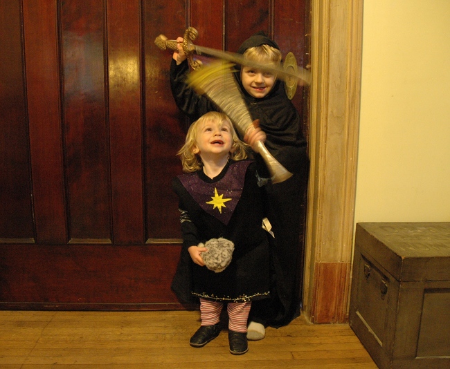 Claes and Max Halloween 2009