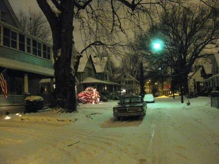 Snowy night