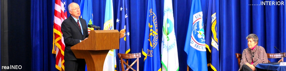 Secretary of the Interior Ken Salazar (and Secretary of Homeland Security Janet Napolitano) at the First White House Environmental Justice Forum
