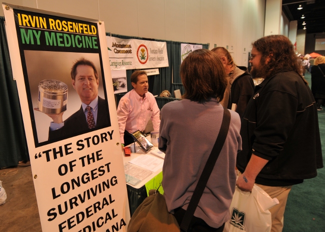 Irvin Rosenfeld - longest surviving US Federal Marijuana patient, at KushCon2