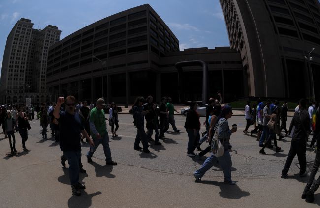 Clevelanders calling out for freedom, justice and quality healthcare by rallying in the 2011 Medical Marijuana March