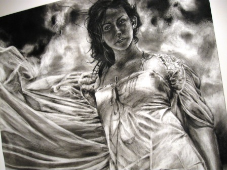 Hanna Haserodt Thoughts Drawing North Olmsted HS Instructor Kathleen Barbero