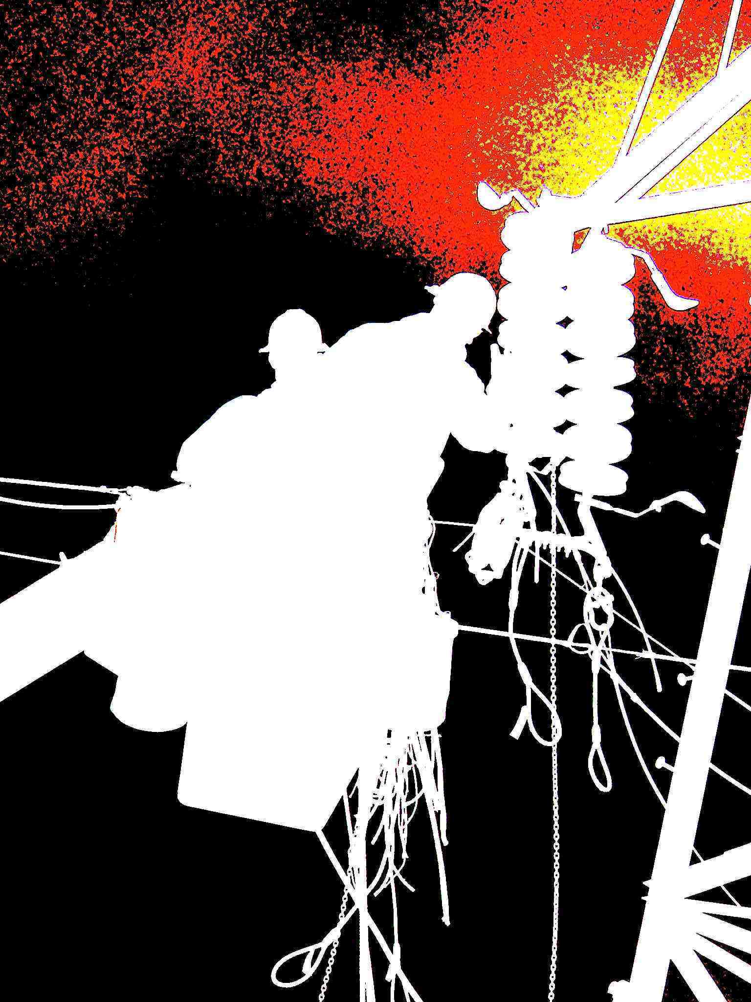 high voltage insulator change out image jeff buster
