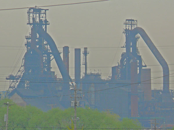 blast furnace arcelor mittal   cleveland ohio