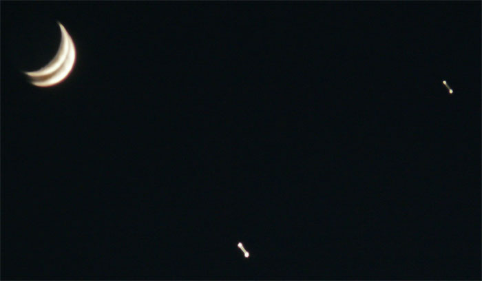 moon jupiter venus december first