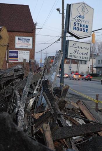 Lancer Steakhouse burned to the ground