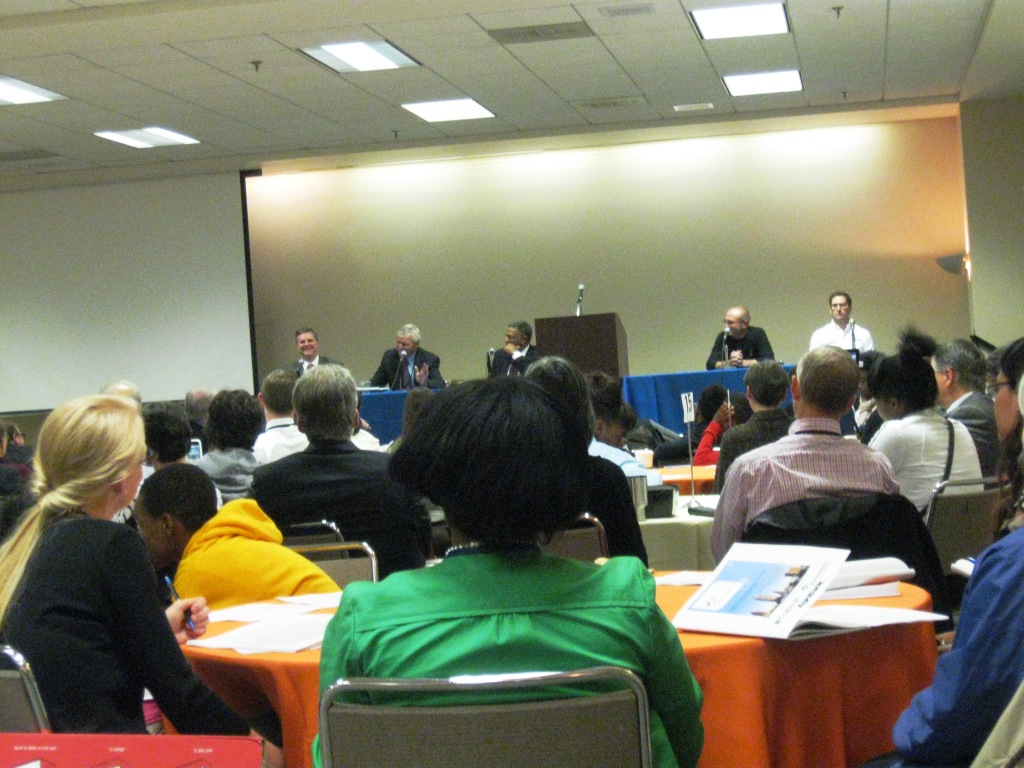 David Karpinski NORTECH, Alan Frasz Dovetail Solar, Larry Davis CMHA, Aaron LeMieux Tremont Electric, Jon Ratner Forest City 