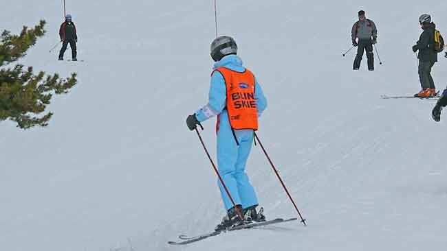 blind skier vail colorado 2.07.09 image jeff buster guts self confidence humanity