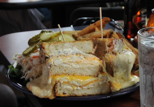The Melt Challenge - Melt Bar and Grilled ultimate 13 cheese grilled sandwich
