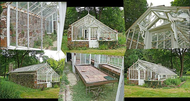 Landmark School, massachusetts greenhouse with stone solar thermal storage wall image jeff buster .08.12.09