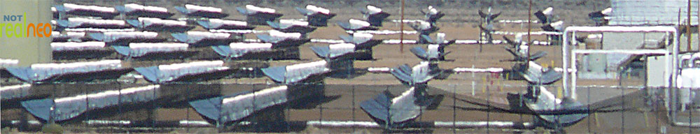 solar parabolic steam generator reflector boron california 