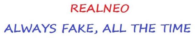 POTUS loves REALNEO - cuz it's ALL FAKE NEWS