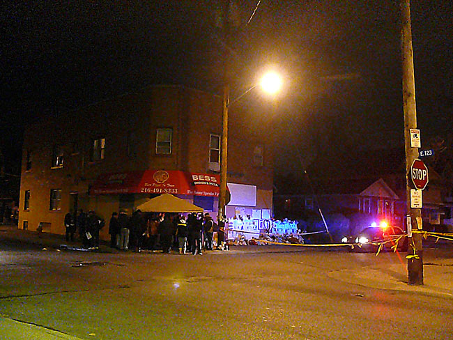 imperial ave with cop cars and black on black Mccoy image jeff buster 11.16.09