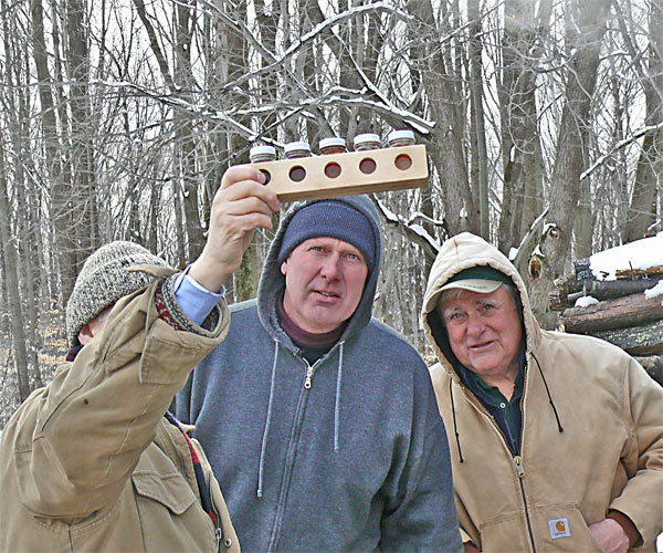 shades amber maple syrup sample bottles light geauga county ohio