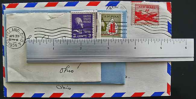image jeff buster envelope sizes us postal service 1954